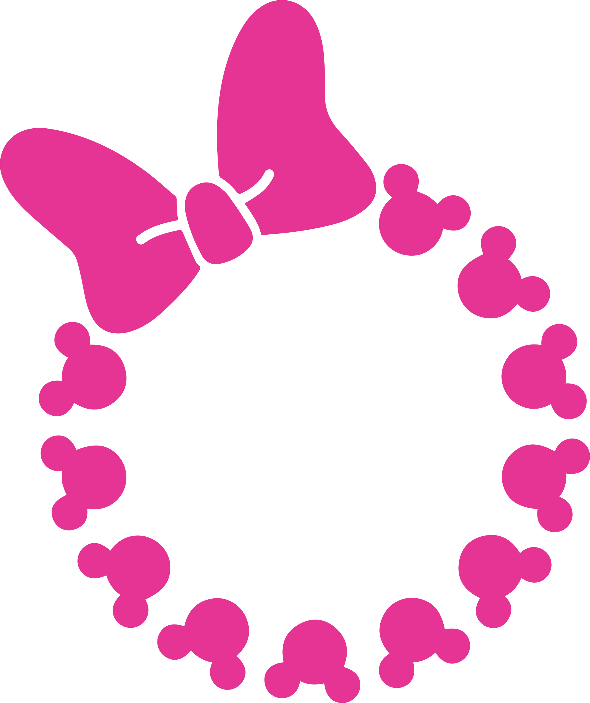 Minnie Bow Monogram Sticker Svg Vector Free Vectors